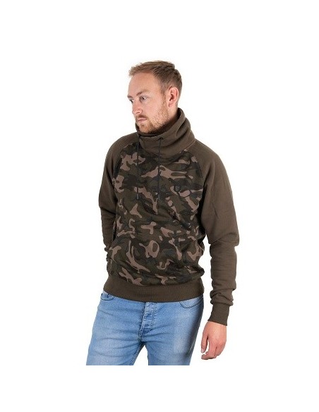 Fox sudadera khaki camo neck talla XXL
