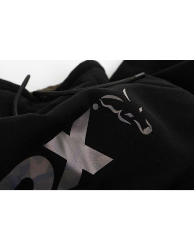 Fox black camo print hoodie talla L