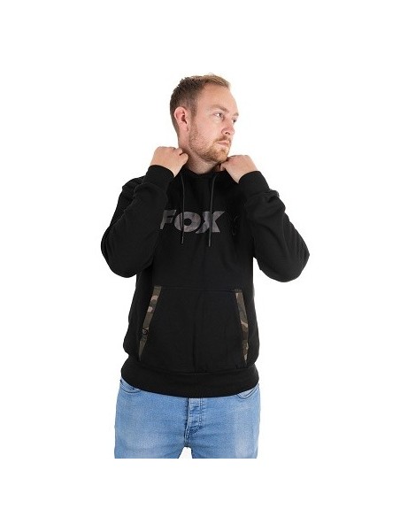 Fox black camo print hoodie talla XXL