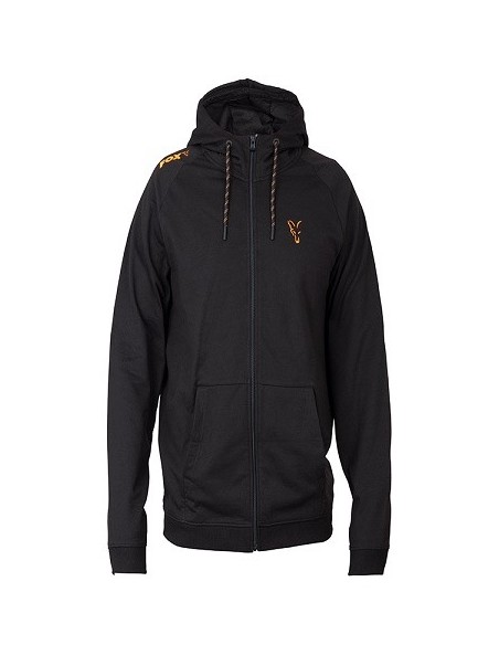 Fox lightweight black orange hoodie talla M