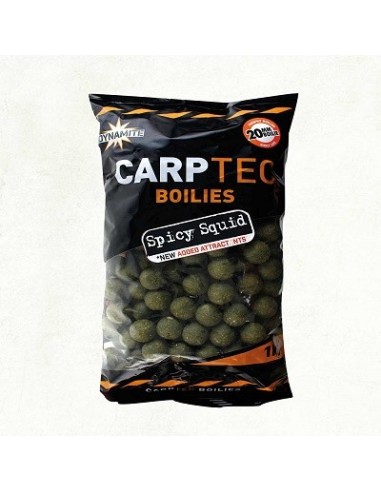 Dynamite boilies carptec spicy squid 20mm 2kg