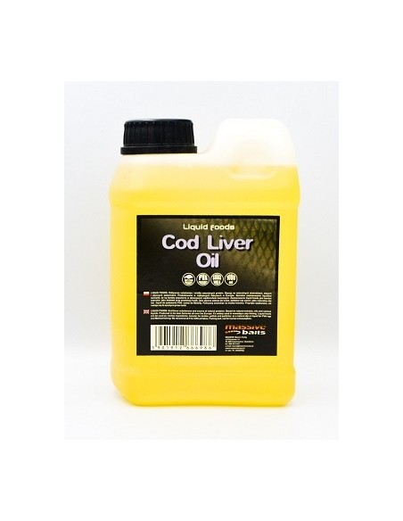 Massive baits scottish cod liver(higado bacalao) oil 1000ml