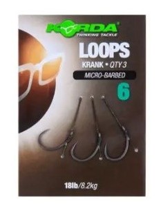 Korda loop rigs krank montados nº6 3unds