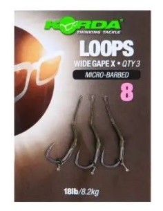 Korda loop rigs wide x montados nº8 3unds