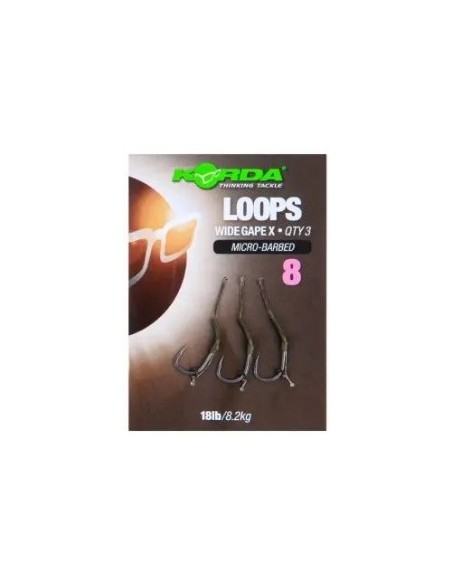 Korda loop rigs wide x montados nº8 3unds