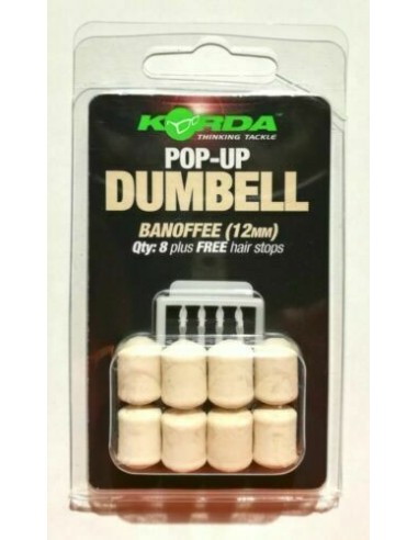 Korda dumbell pop-up banoffee 12mm 8unds
