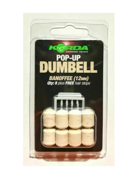 Korda dumbell pop-up banoffee 12mm 8unds