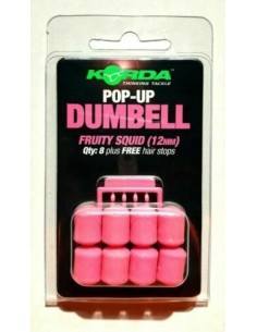 Korda dumbell pop-up fruity squid 12mm 8unds