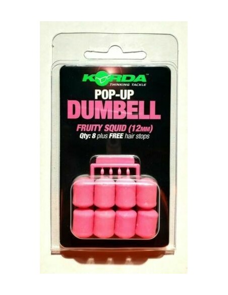 Korda dumbell pop-up fruity squid 12mm 8unds