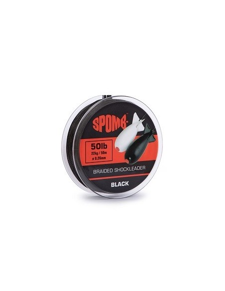 Spomb braided shockleader 0.26mm 22kg 50m