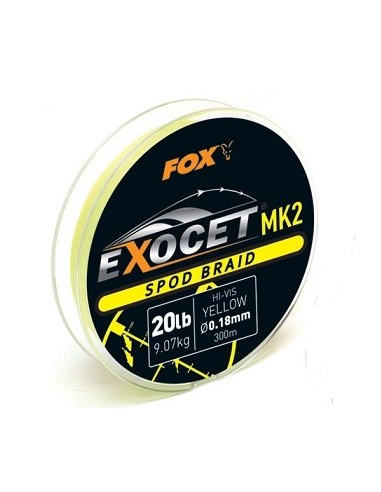 Fox exocet mk2 spod & market 0.18mm 20lb 300m