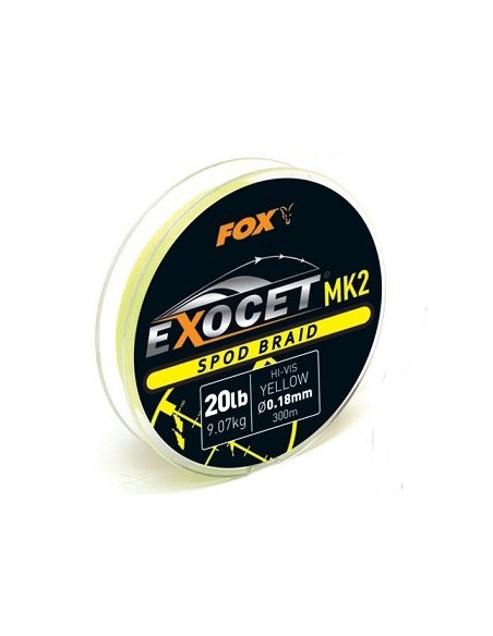 Fox exocet mk2 spod & market 0.18mm 20lb 300m