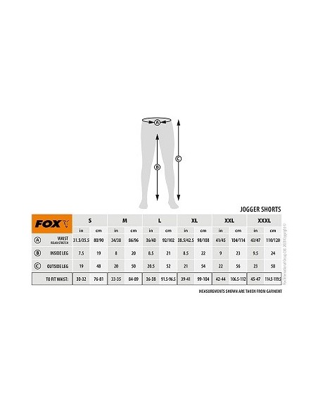 Fox camo jogger shorts talla XXL