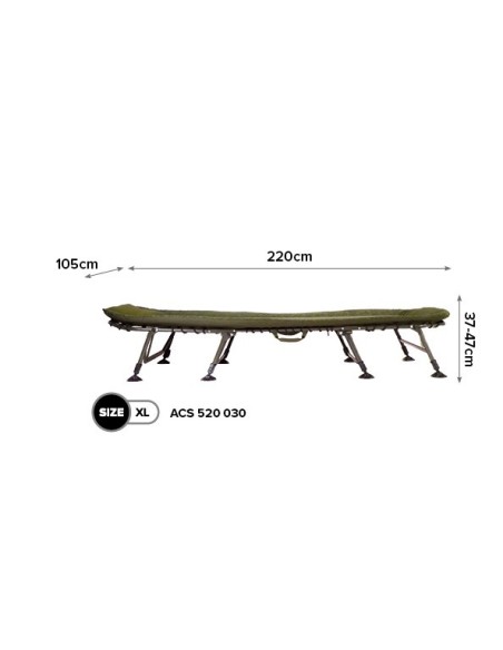 Carp spirit bedchair magnun XL 6 patas