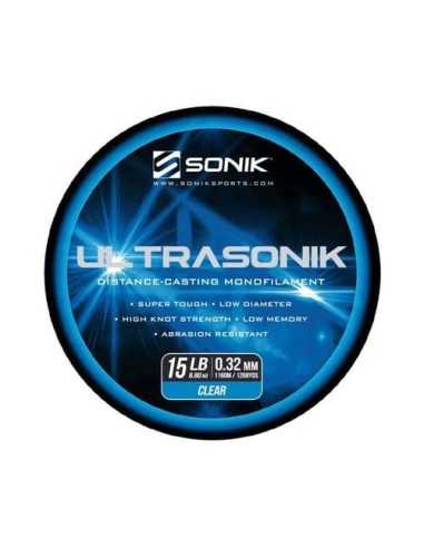 Sonik ultrasonik mono clear 0.35mm 18lb 975m