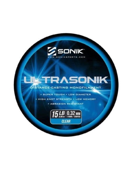 Sonik ultrasonik mono clear 0.42mm 25lb 680m