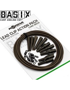 Korda basix lead clip action pack