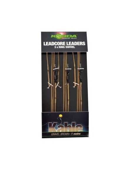 Korda leadcore leader ring swivel green 3unds