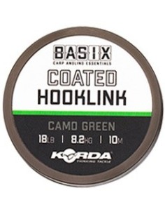Korda basix coated hooklink 18lb 10m