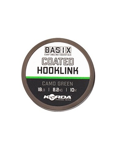 Korda basix coated hooklink 18lb 10m