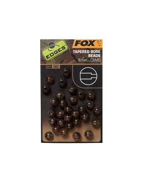 Fox camo perlas bore bead 6mm 30unds