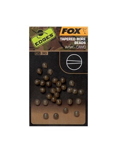 Fox camo perlas bore bead 4mm 30unds