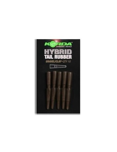 Korda hybrid tail rubber gravel/clay 10unds