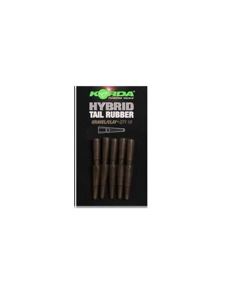 Korda hybrid tail rubber gravel/clay 10unds