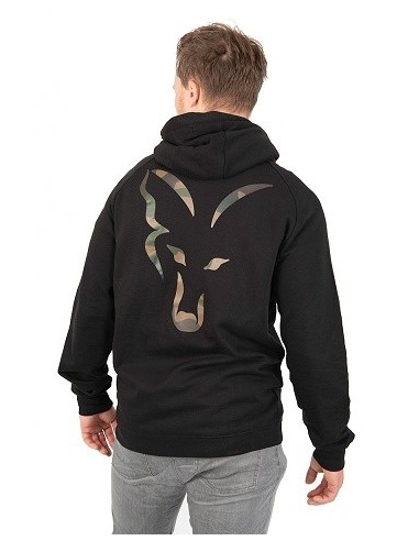 Fox hoody lightweight black camo zip talla XXL