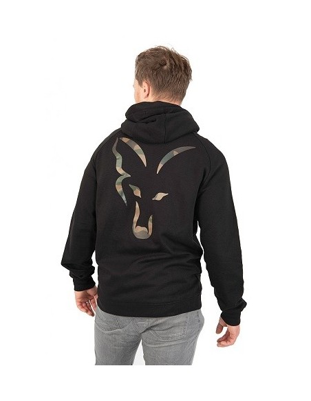 Fox hoody lightweight black camo zip talla XXL