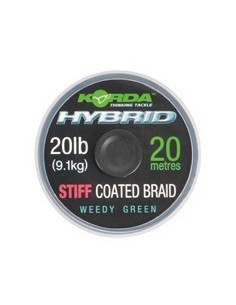 Korda hybrid stiff weed green 20lb 15m