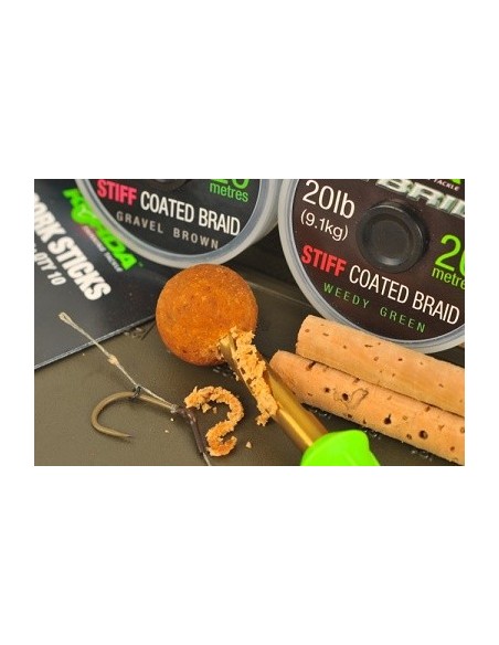 Korda hybrid stiff gravel brown 20lb 15m