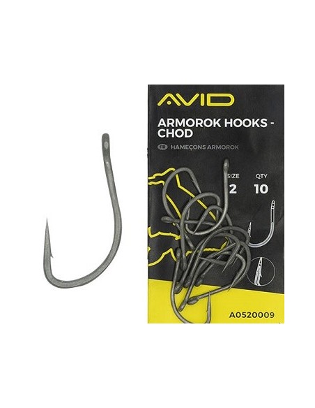 Avid carp anzuelos chod nº2 10unds