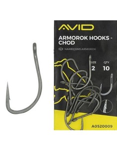 Avid carp anzuelos chod nº4 10unds