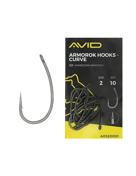 Avid carp anzuelos curve nº8 10unds