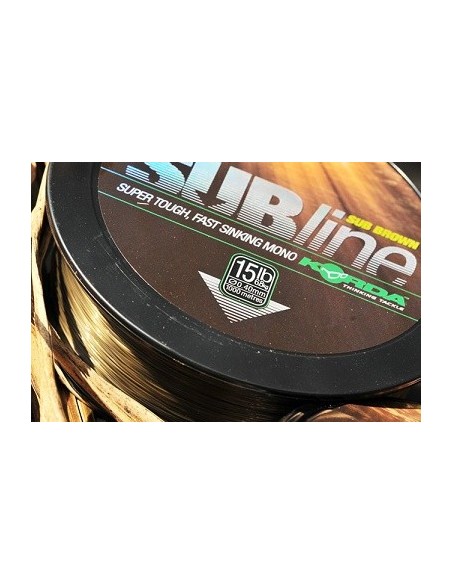 Korda subline brown 0.43mm 20lb 1000m