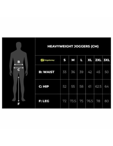 Ridgemonkey heavyweight jogger green talla XL