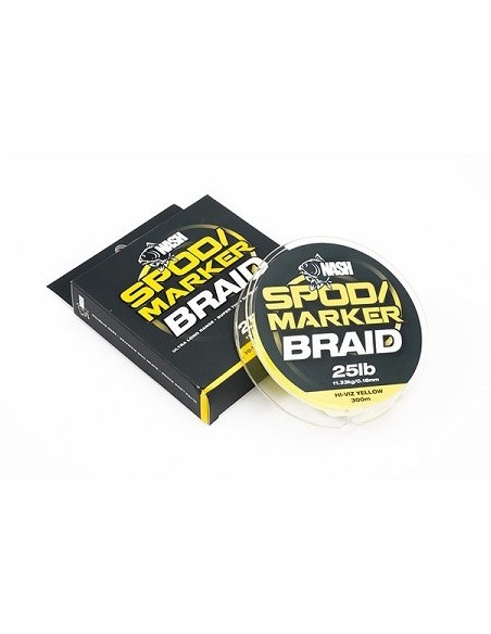 Nash spod & marker braid hi viz yellow 0.18mm 300m
