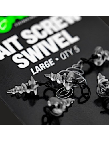 Korda baits screw ring swivel large 5unds