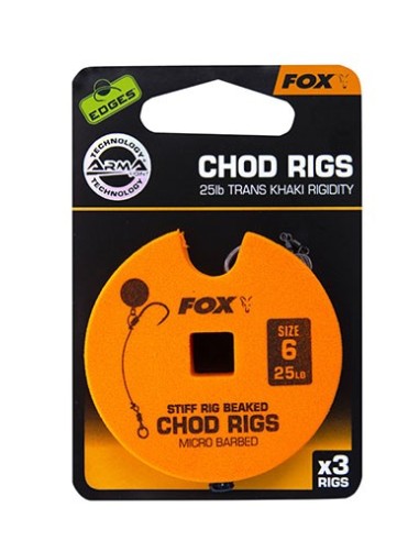 Fox edges chod rig standar nº6 3unds