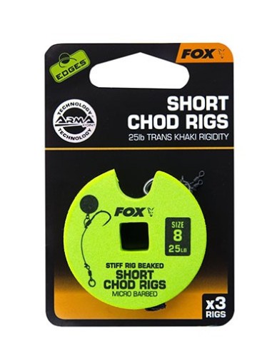 Fox edges chod rig short nº8 3unds