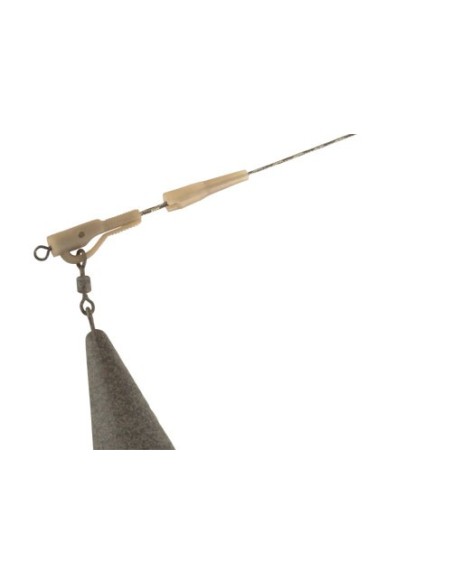 Fox safety lead clip tail rubber nº10 10unds