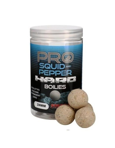 Starbaits hard boilies squid & pepper 24mm 200gr