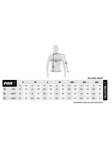 Fox jacket hd lined talla m