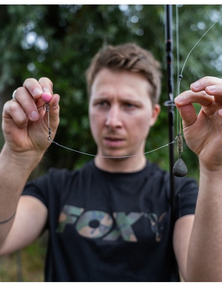 Fox crimpable link fluorocarbon 35lb 0.64mm 20