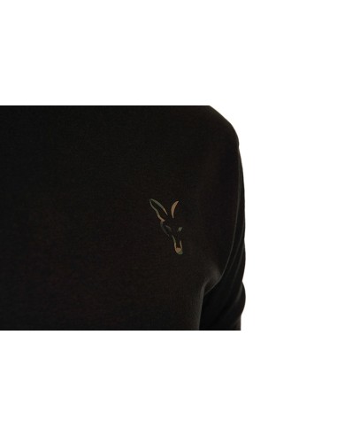 Fox shirt black large print logo talla s