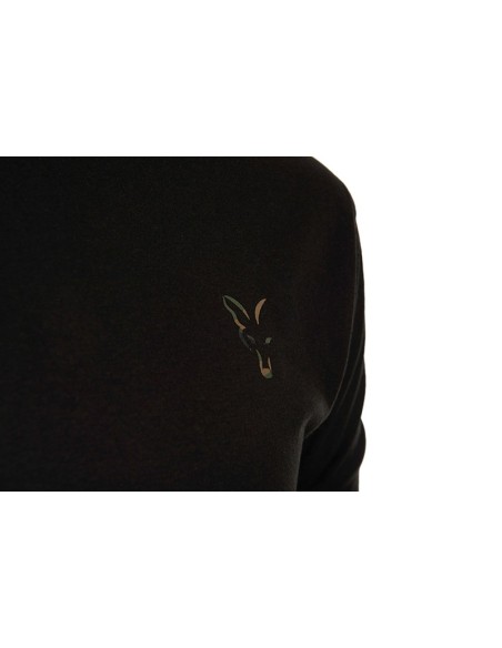 Fox shirt black large print logo talla s