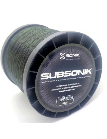 Sonik subsonik mono verde 0.41mm 25lb 3000m