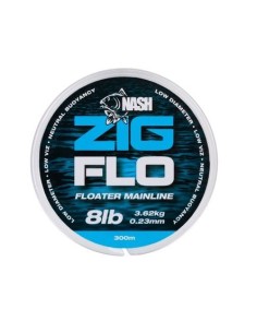 Nash nxt zig flo hilo flotante 0.35mm 15lb 300m 2