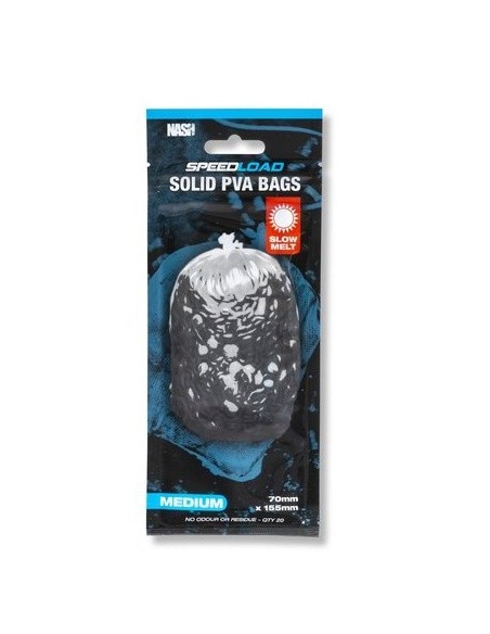 Nash bolsas pva slow(lenta)medium 70x155mm 20uns